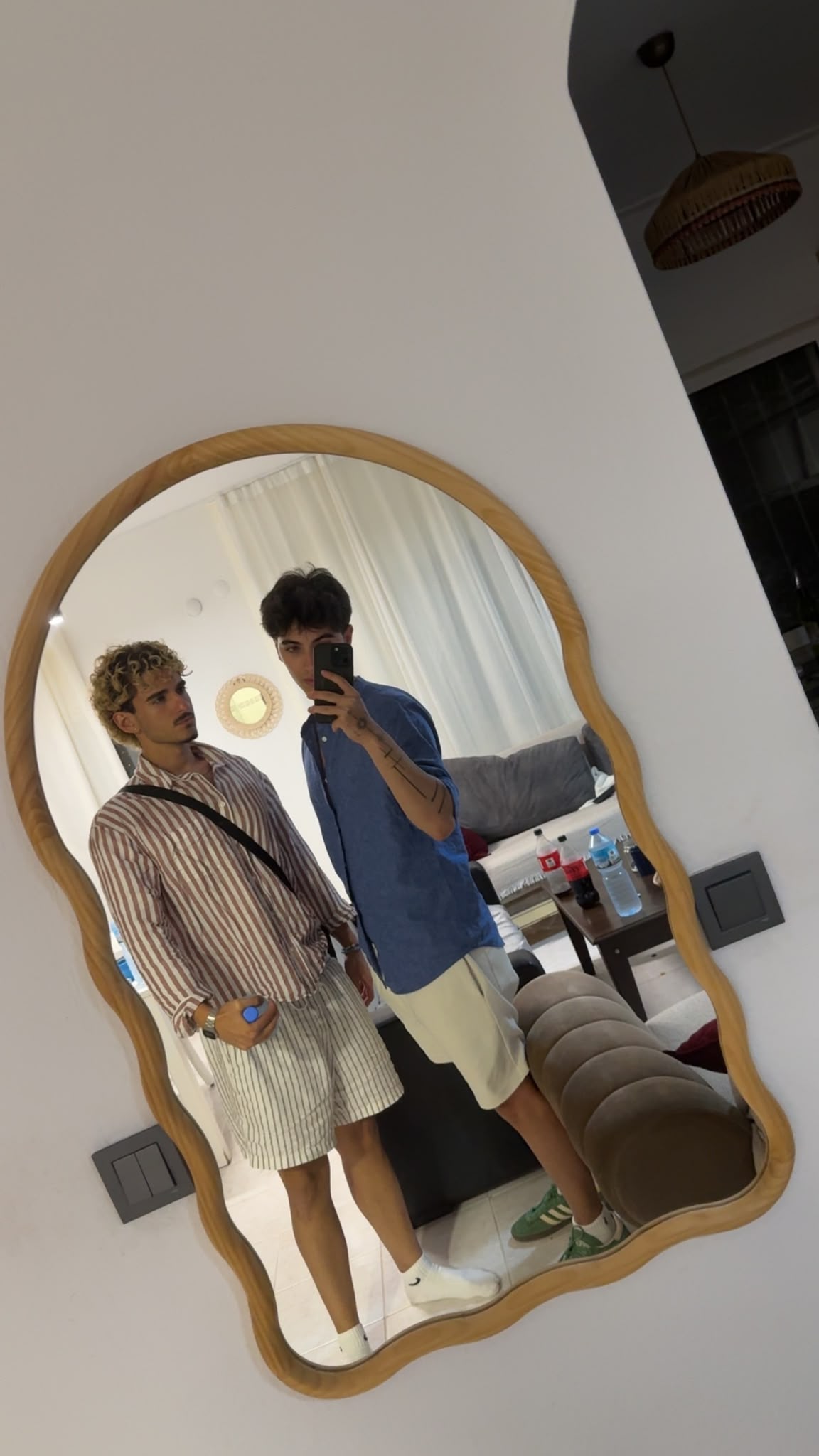 Mirror selfie before heading out
